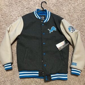 Detroit Lions Varsity Jacket Men’s Small *NEW*